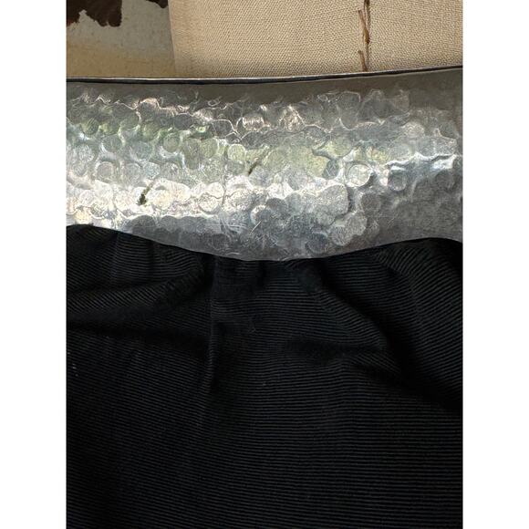 Vintage 1950s Hammered Silver Purse - Picture 3 of 4